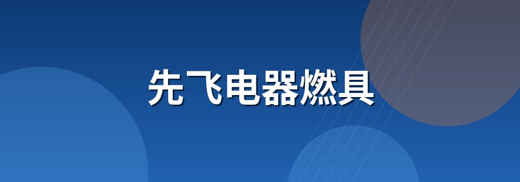 先飞电器燃具