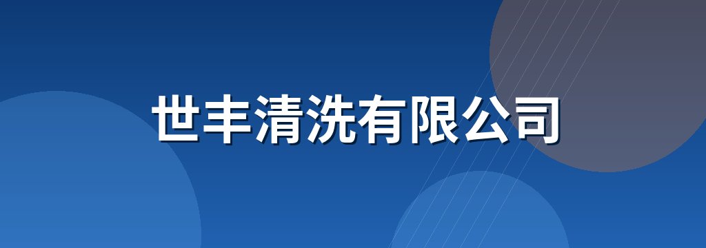 世丰清洗有限公司