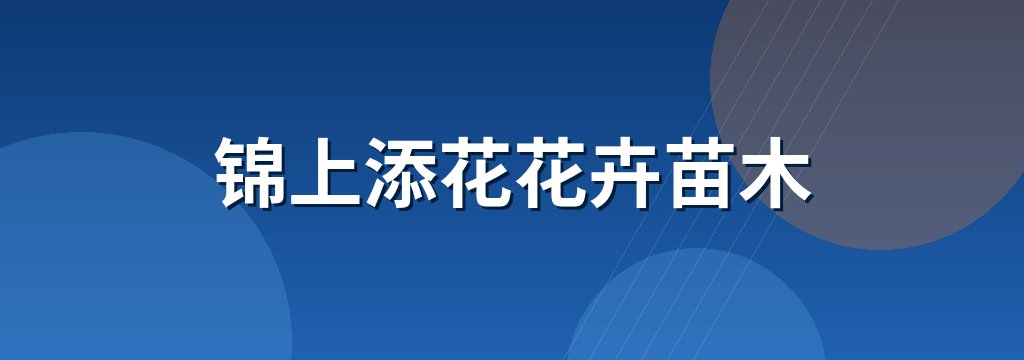 锦上添花花卉苗木