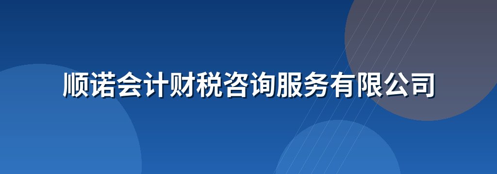 顺诺会计财税咨询服务有限公司