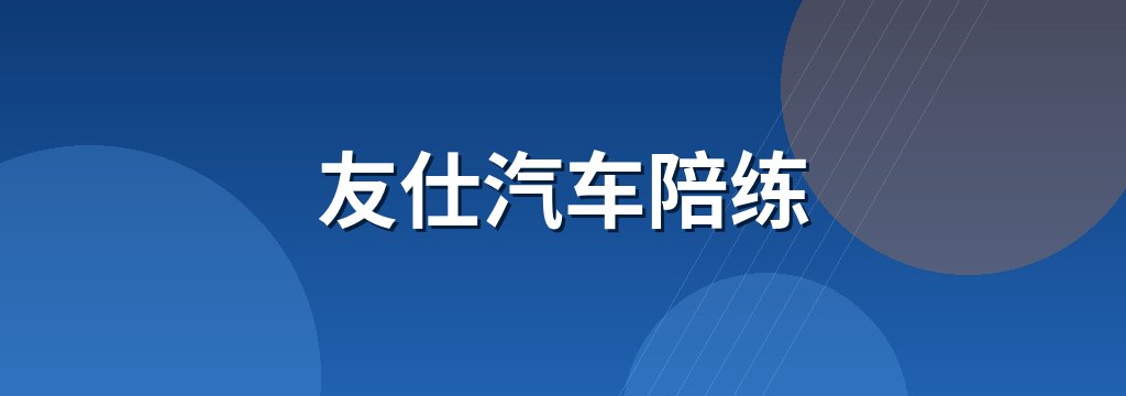友仕汽车陪练