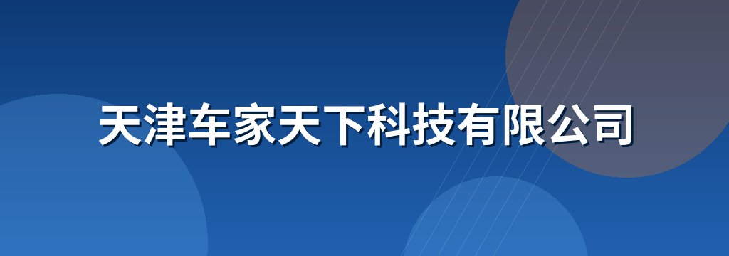 天津车家天下科技有限公司