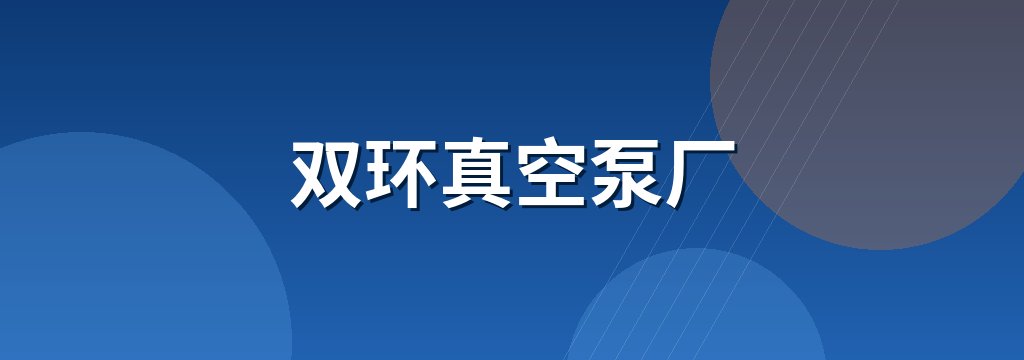 双环真空泵厂