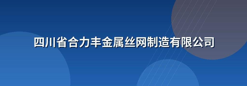 四川省合力丰金属丝网制造有限公司